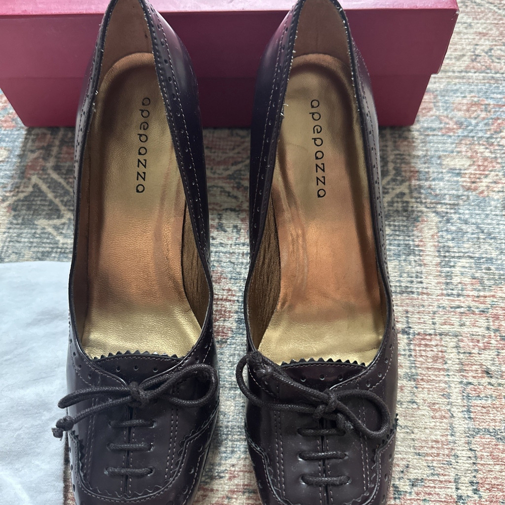 Apepazza Emeria Bordeaux Heels - Picture 2 of 7